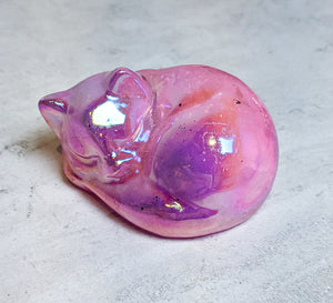 Sleeping Crystal Kitties | Various Stones