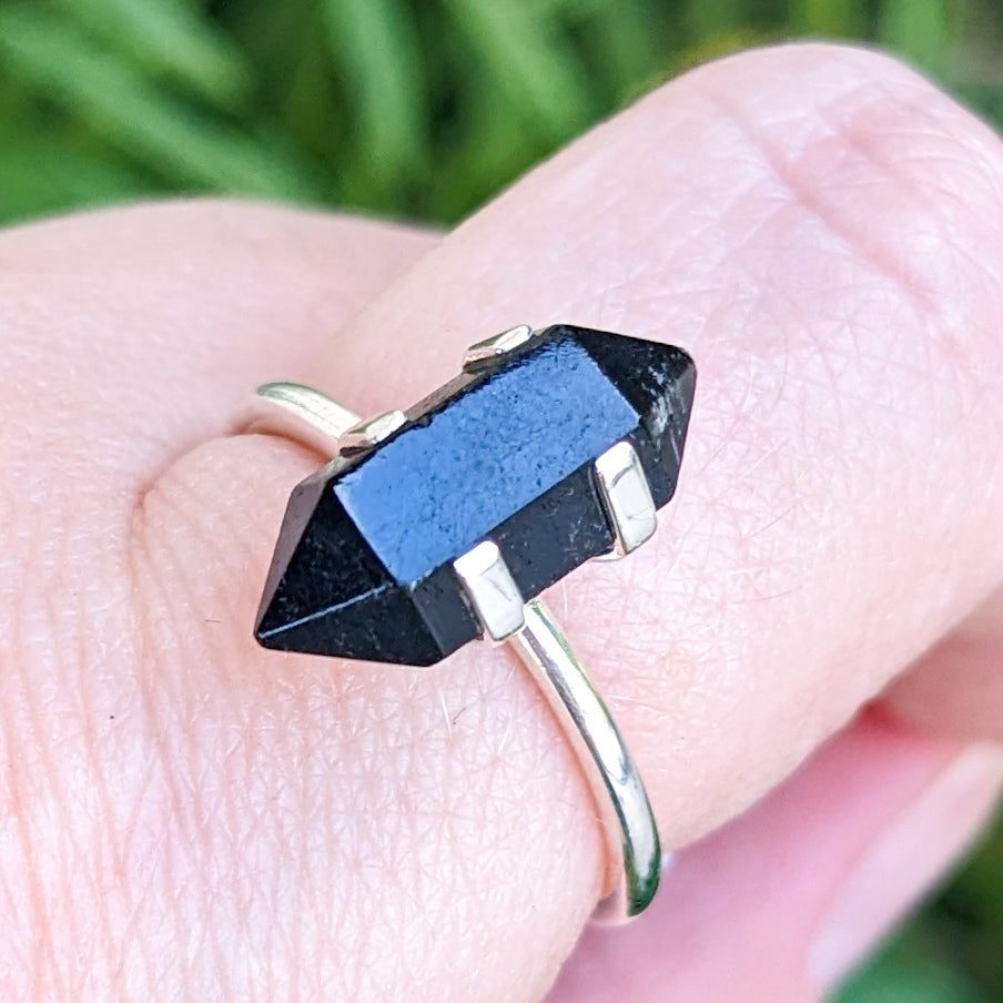 Double Terminated Crystal Rings | Various Crystals