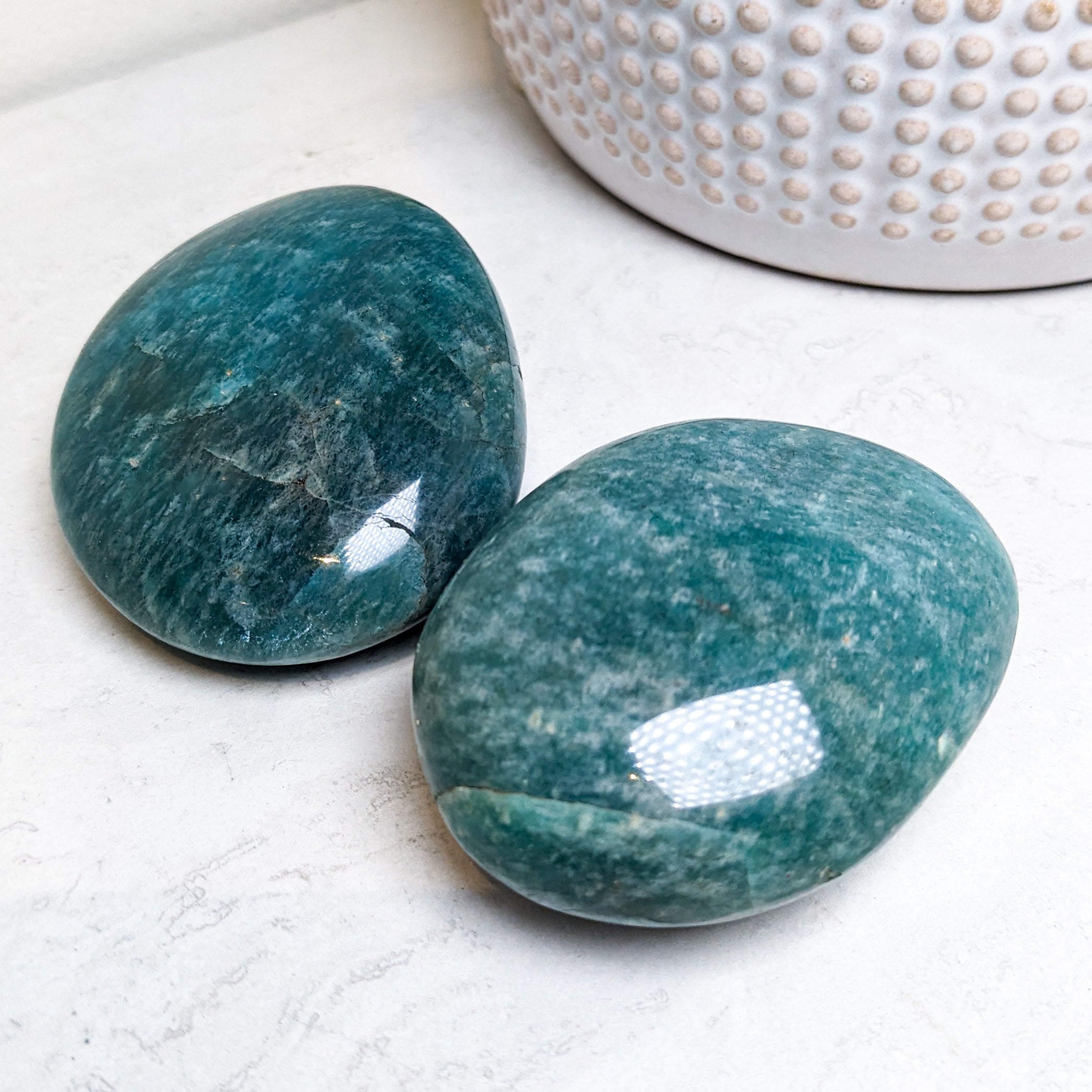 Amazonite Palmstones 2"- 3"