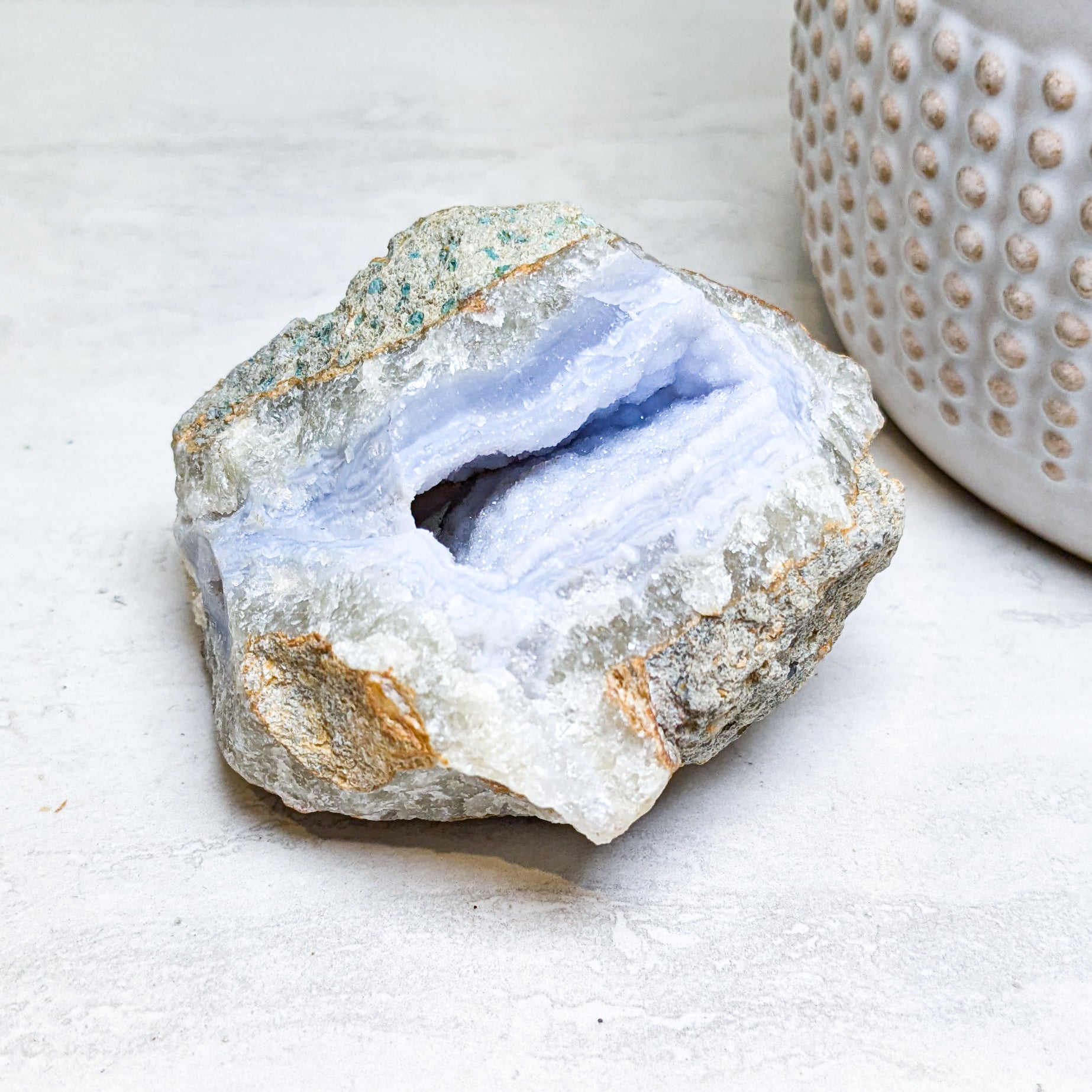 Blue Chalcedony Specimens | 130-228g