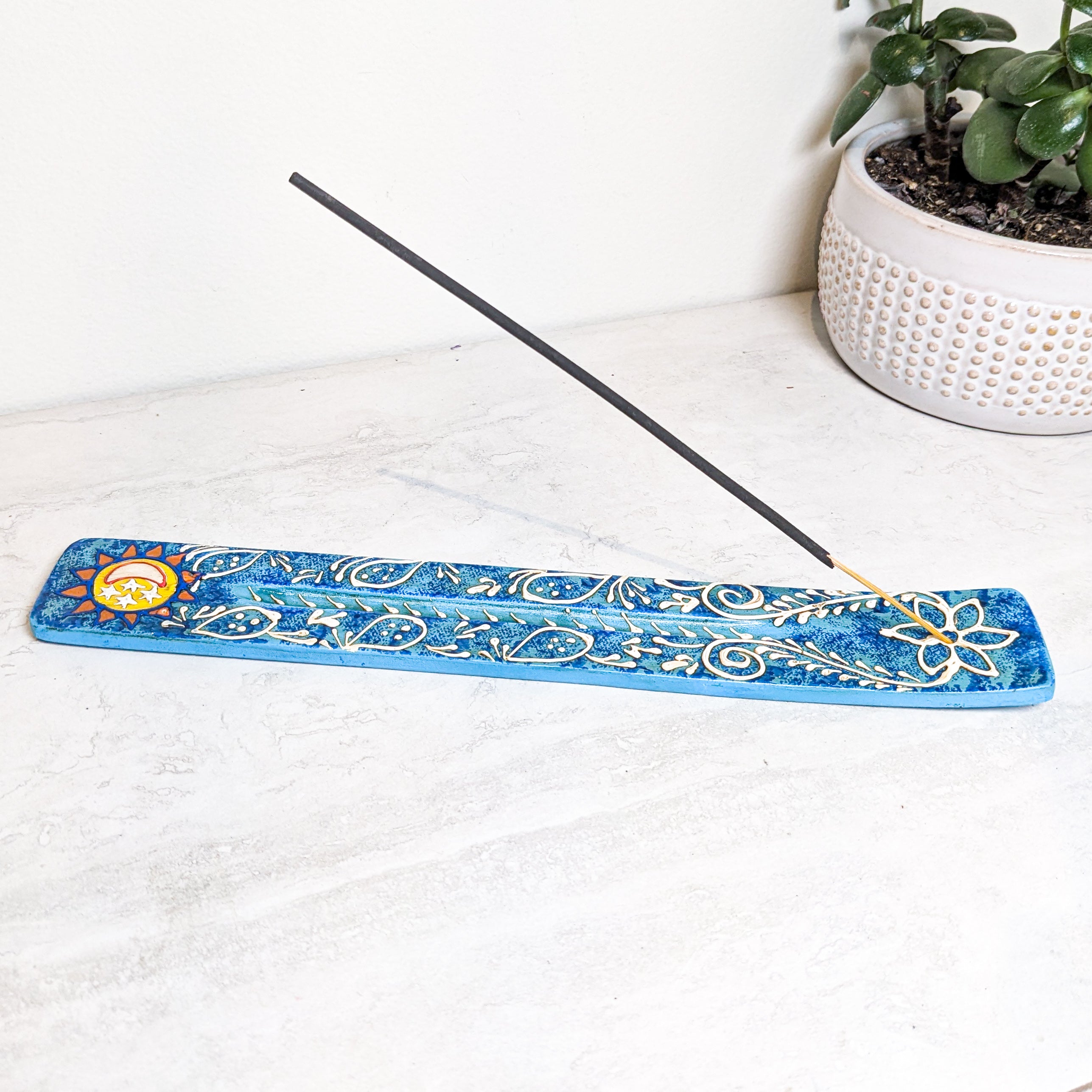 Colorful Wooden Incense Burners | Various Styles