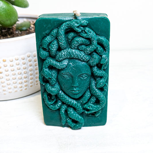 Medusa Square Candle