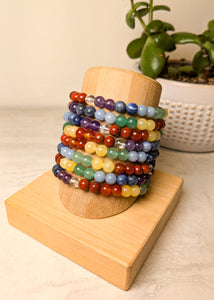 6mm Crystal Bracelets - Chakra