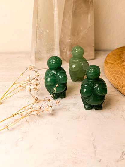 Carved Crystal Goddesses | Various Stones