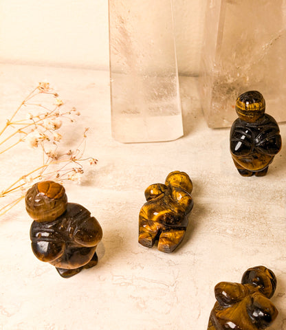 Carved Crystal Goddesses | Various Stones
