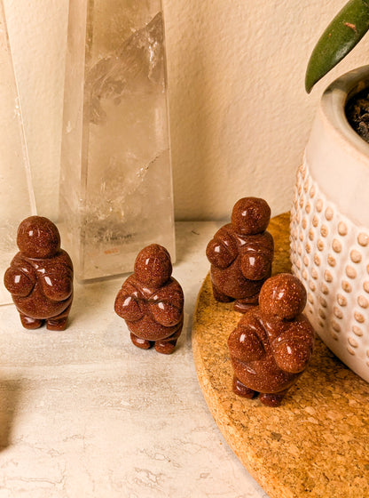 Carved Crystal Goddesses | Various Stones