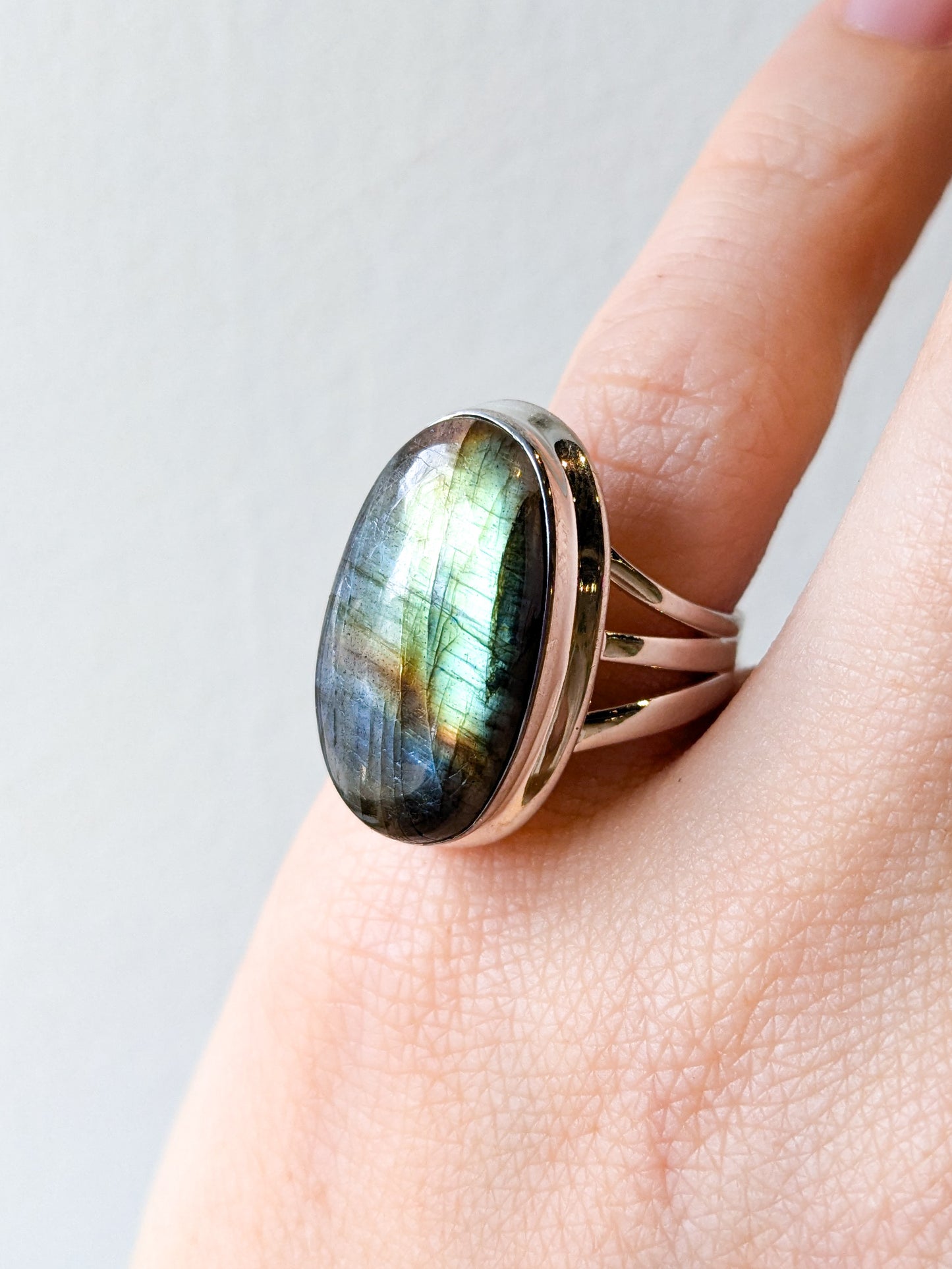 Labradorite Sterling Silver Rings