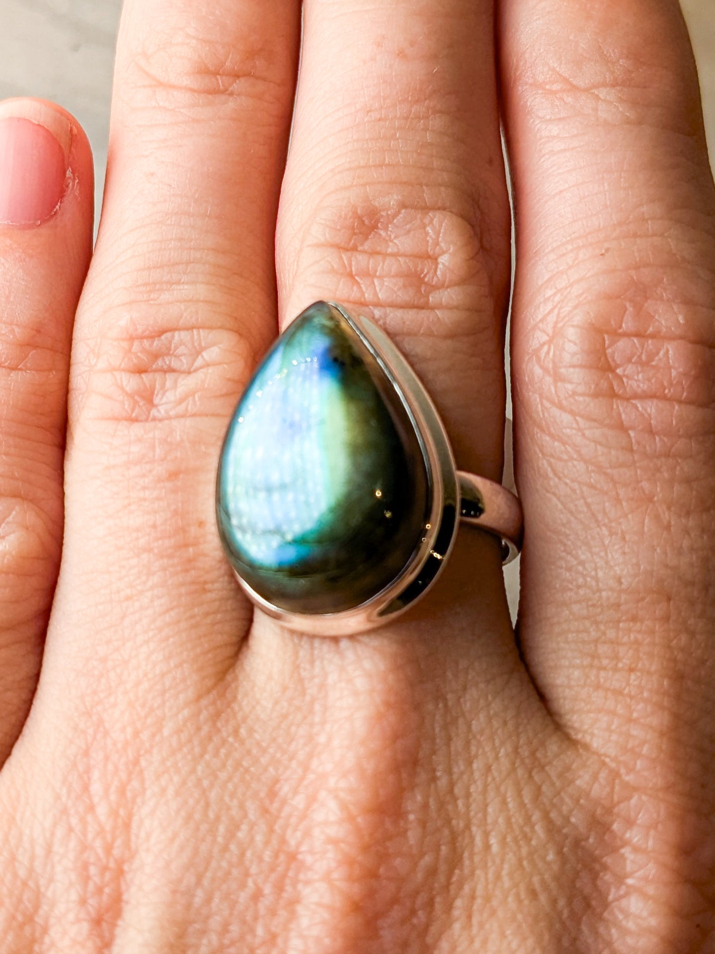 Labradorite Sterling Silver Rings