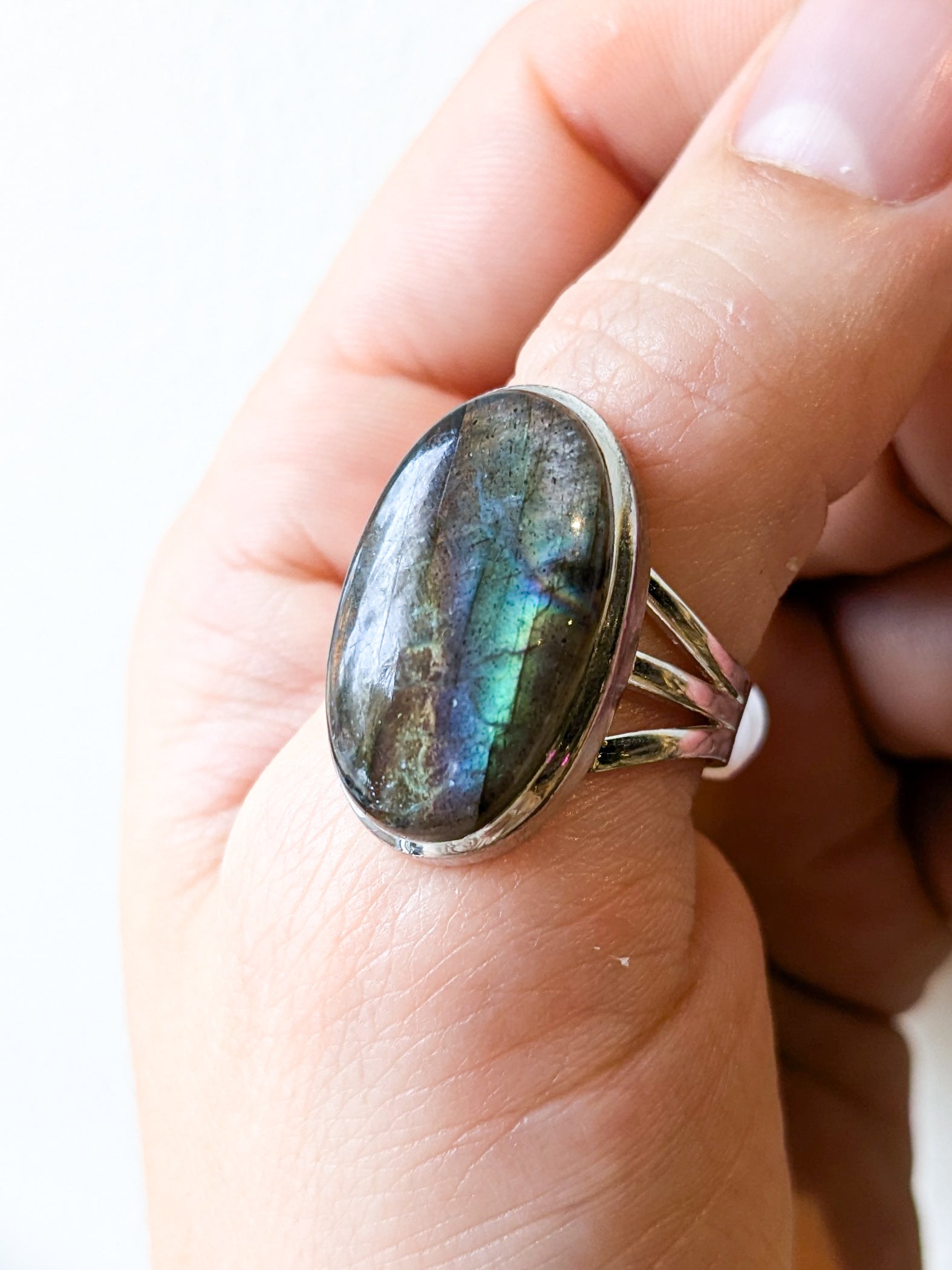 Labradorite Sterling Silver Rings