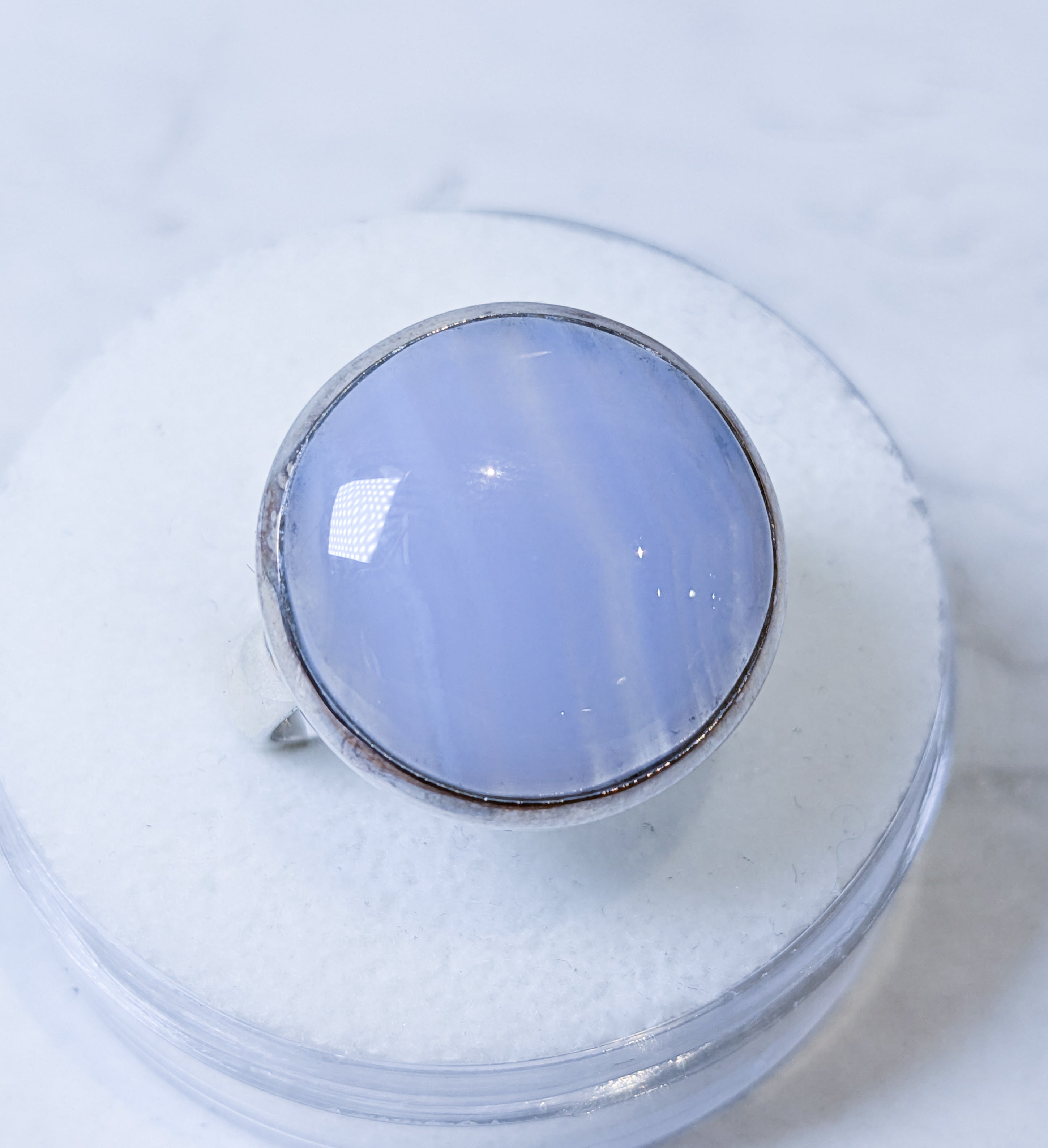 Blue Lace Agate Sterling Silver Rings