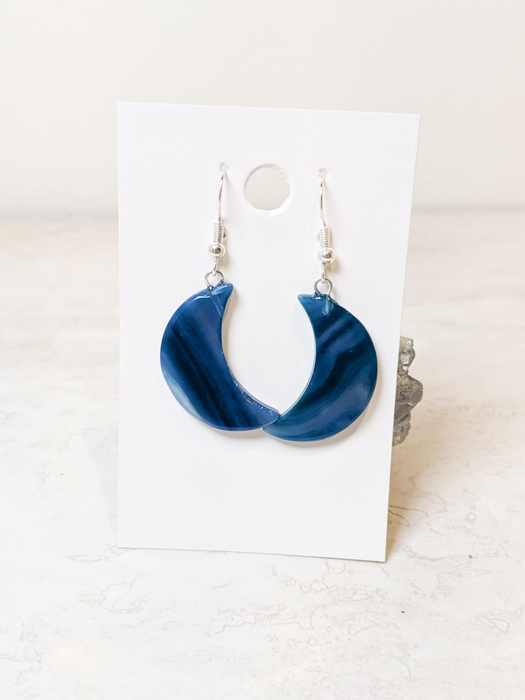 Agate Dangly Earrings