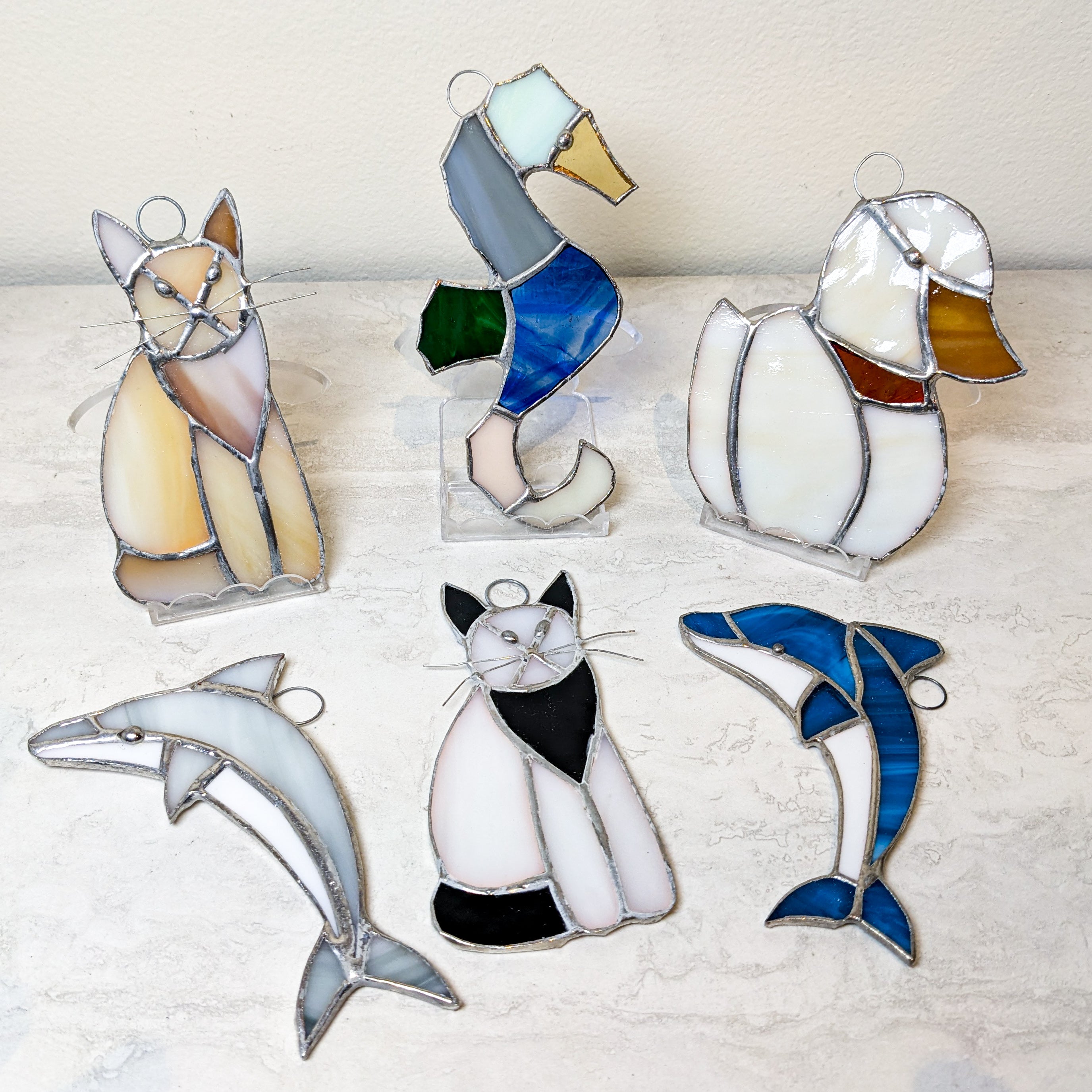 Windowpane Stained Glass Animals | Assorted