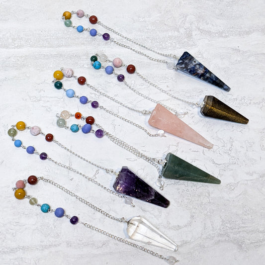 Crystal Chakra Pendulums