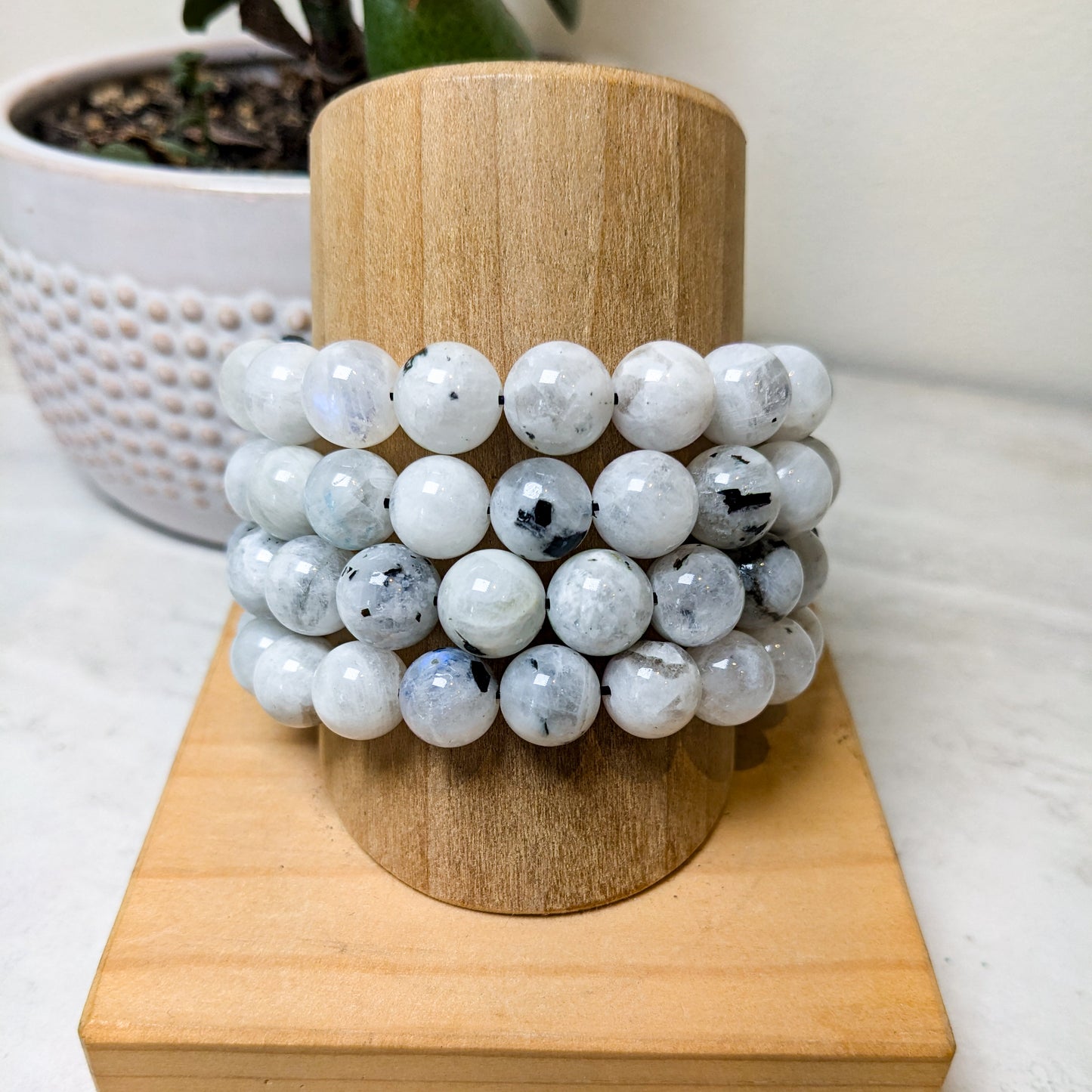 Crystal 10mm Beaded Bracelets