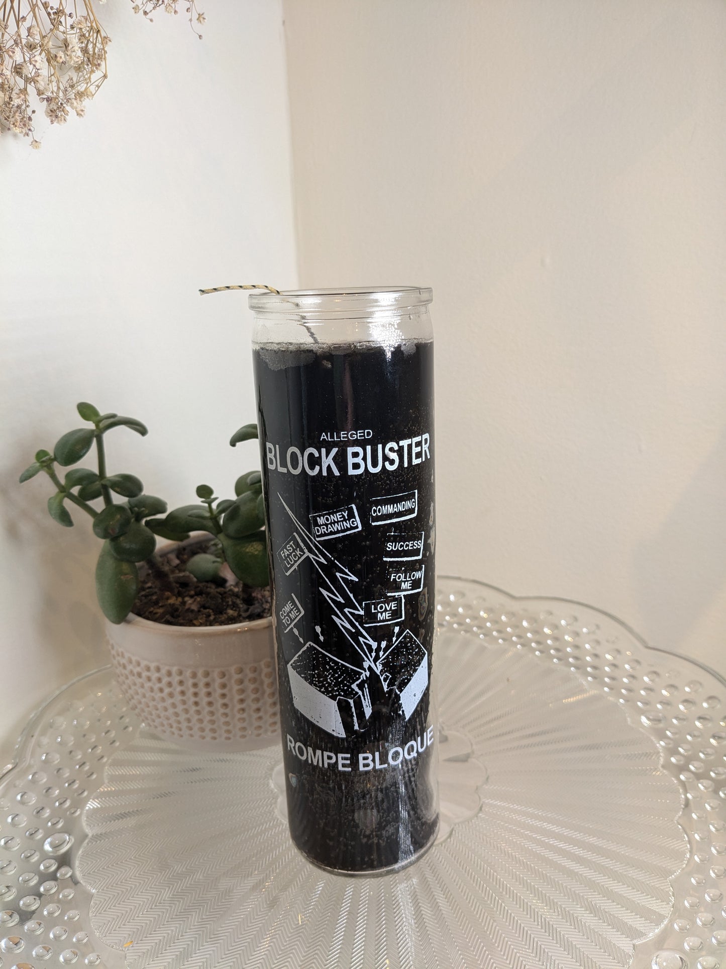 Block Buster Black 7 day candle