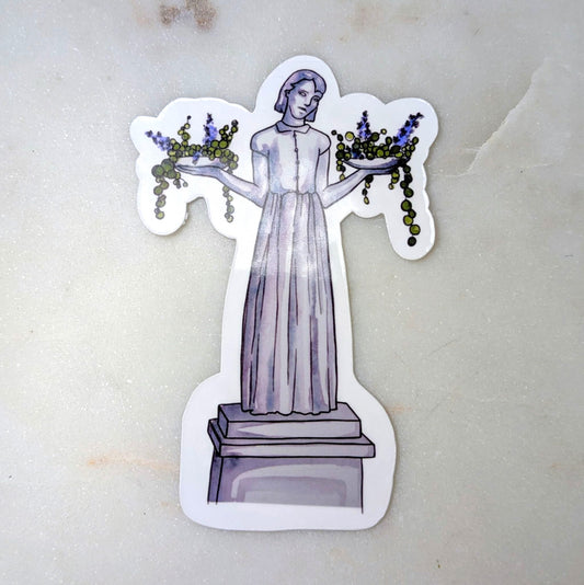Bird Girl Sticker