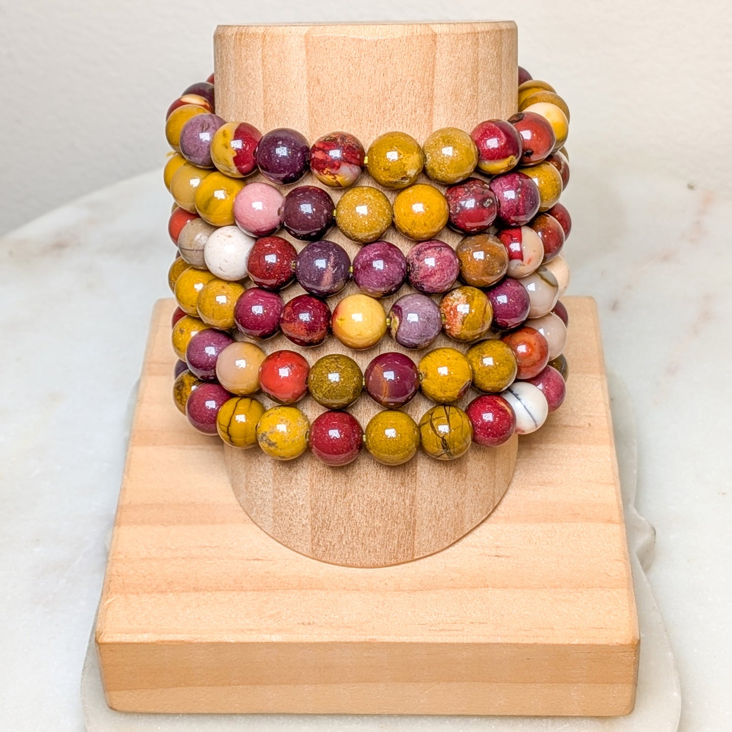 8mm Assorted Crystal Beaded Bracelets
