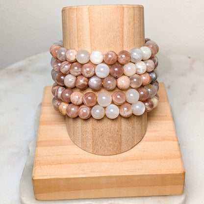 8mm Assorted Crystal Beaded Bracelets