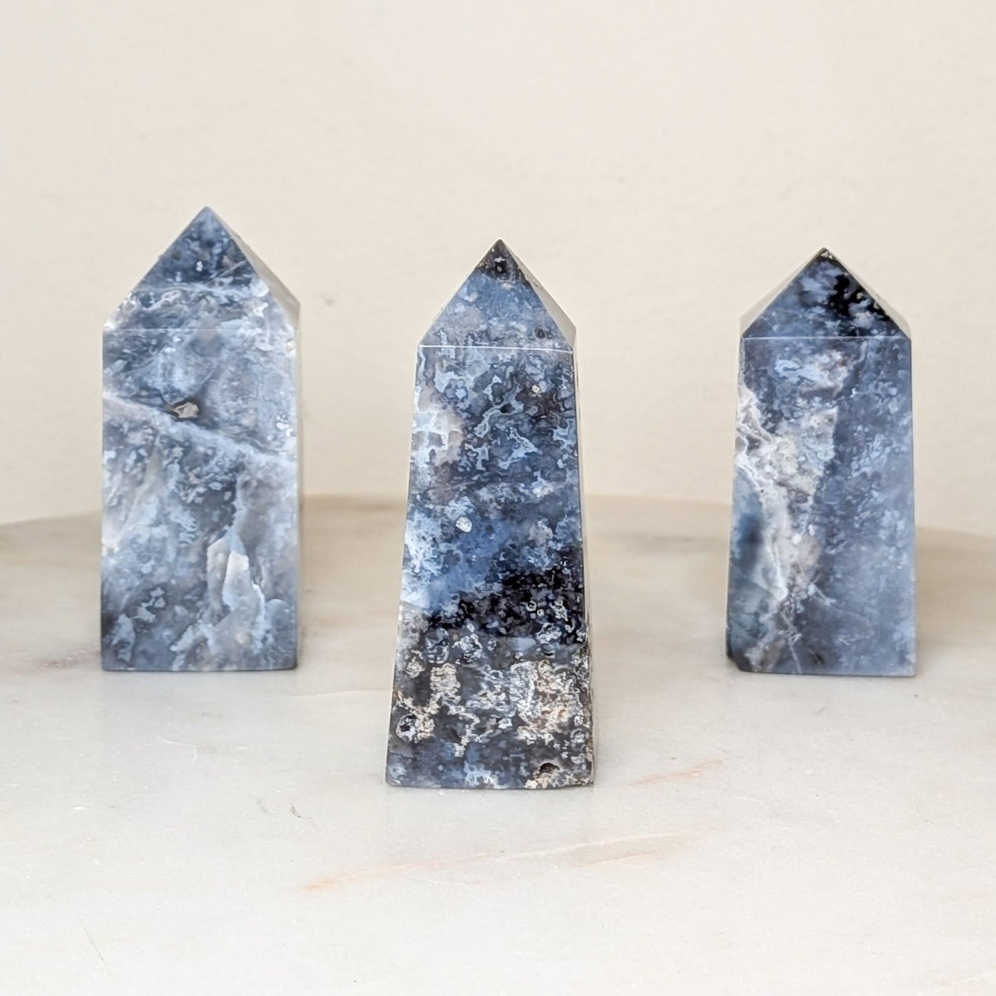 Blue Sky Agate Towers