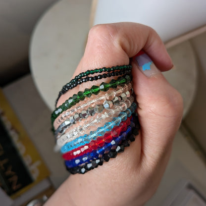 Faceted Bead Necklaces