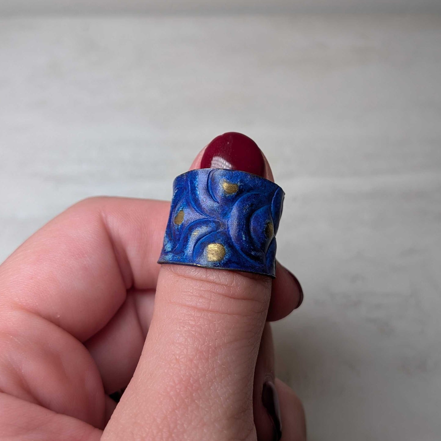 Brass Patina Rings