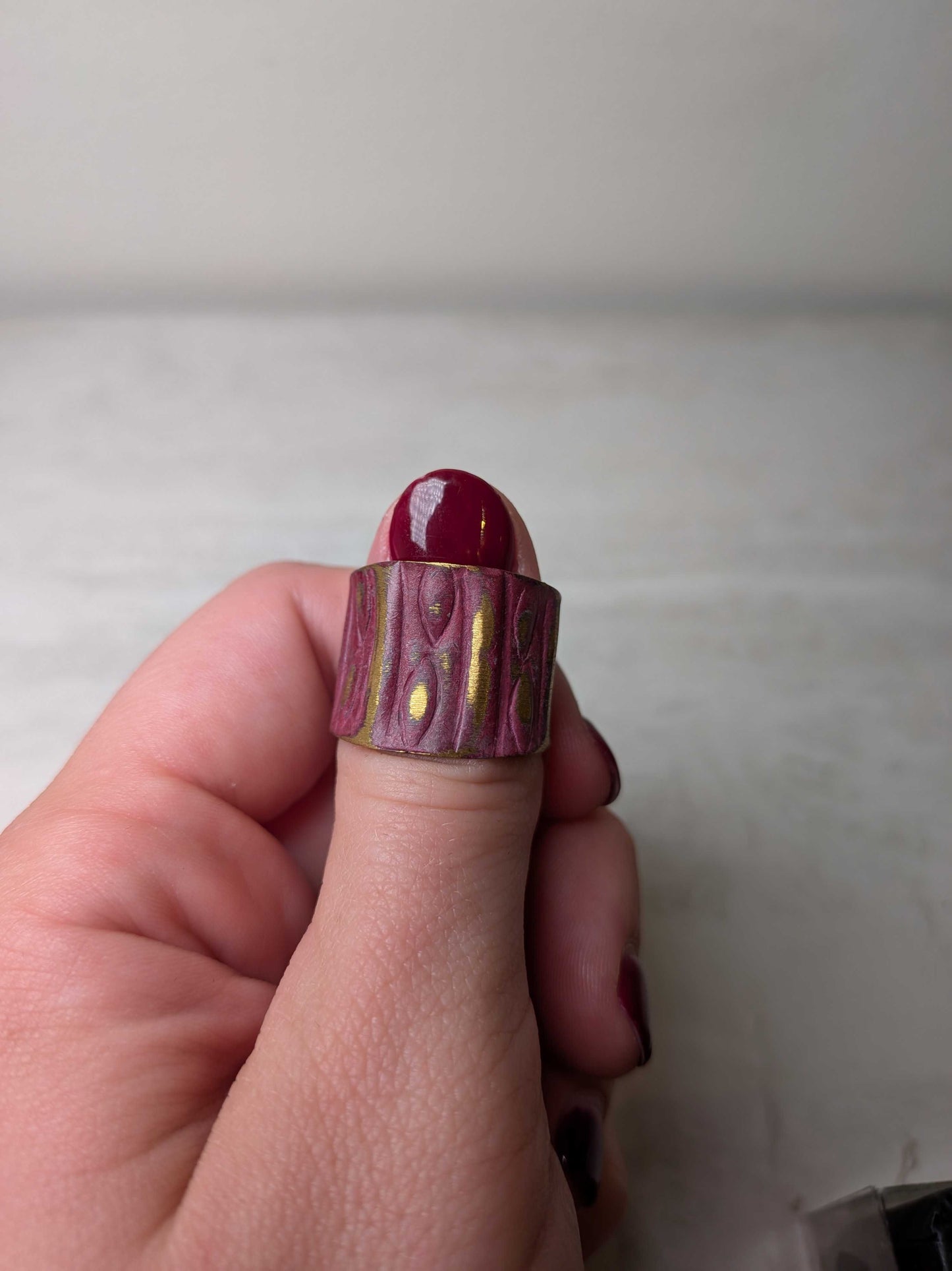 Brass Patina Rings