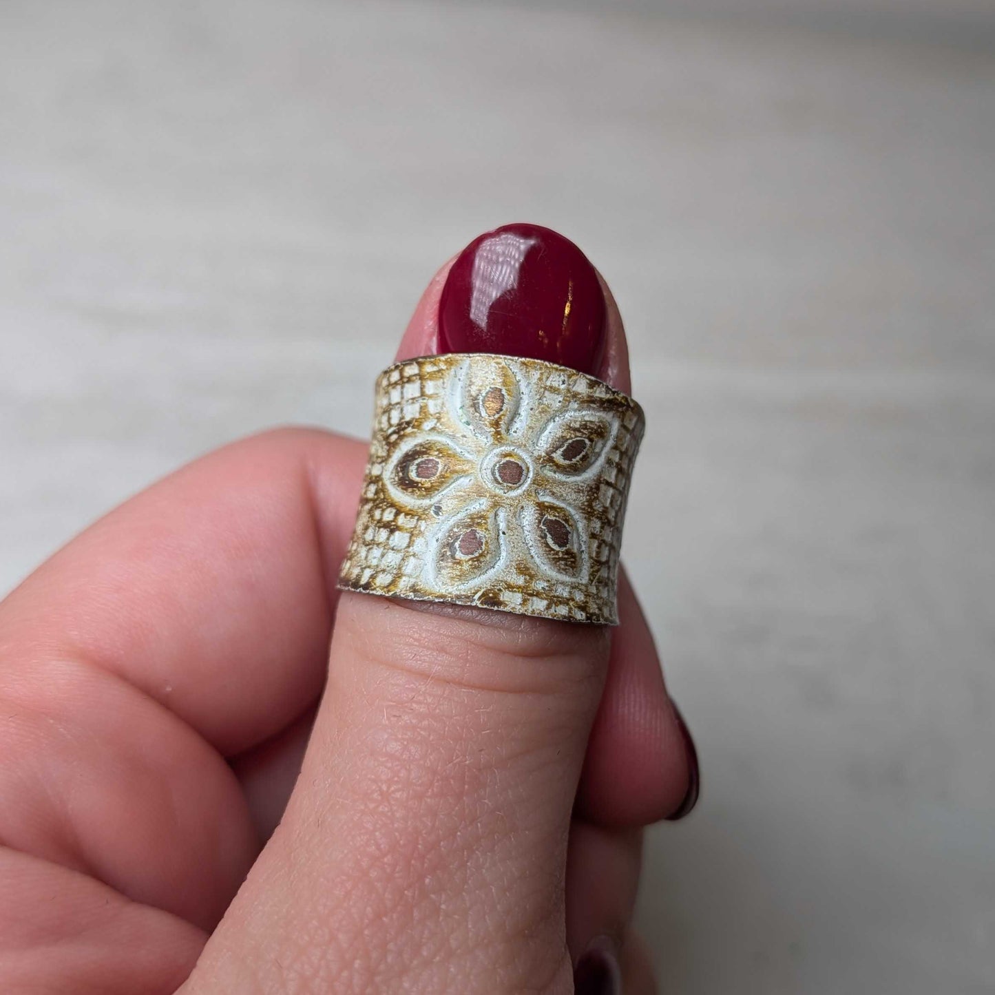 Brass Patina Rings