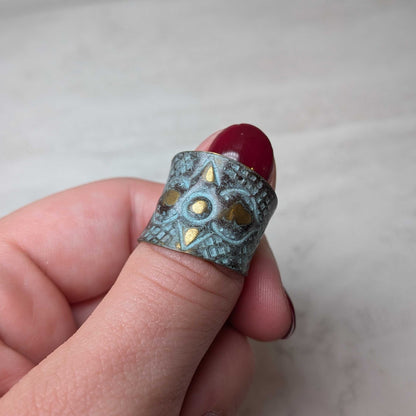 Brass Patina Rings