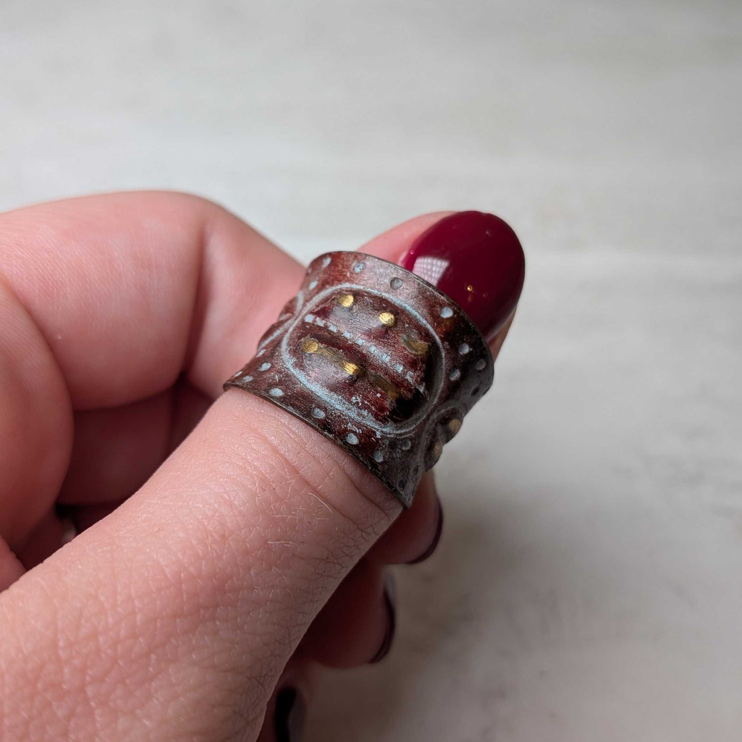 Brass Patina Rings