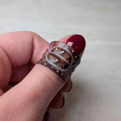 Brass Patina Rings