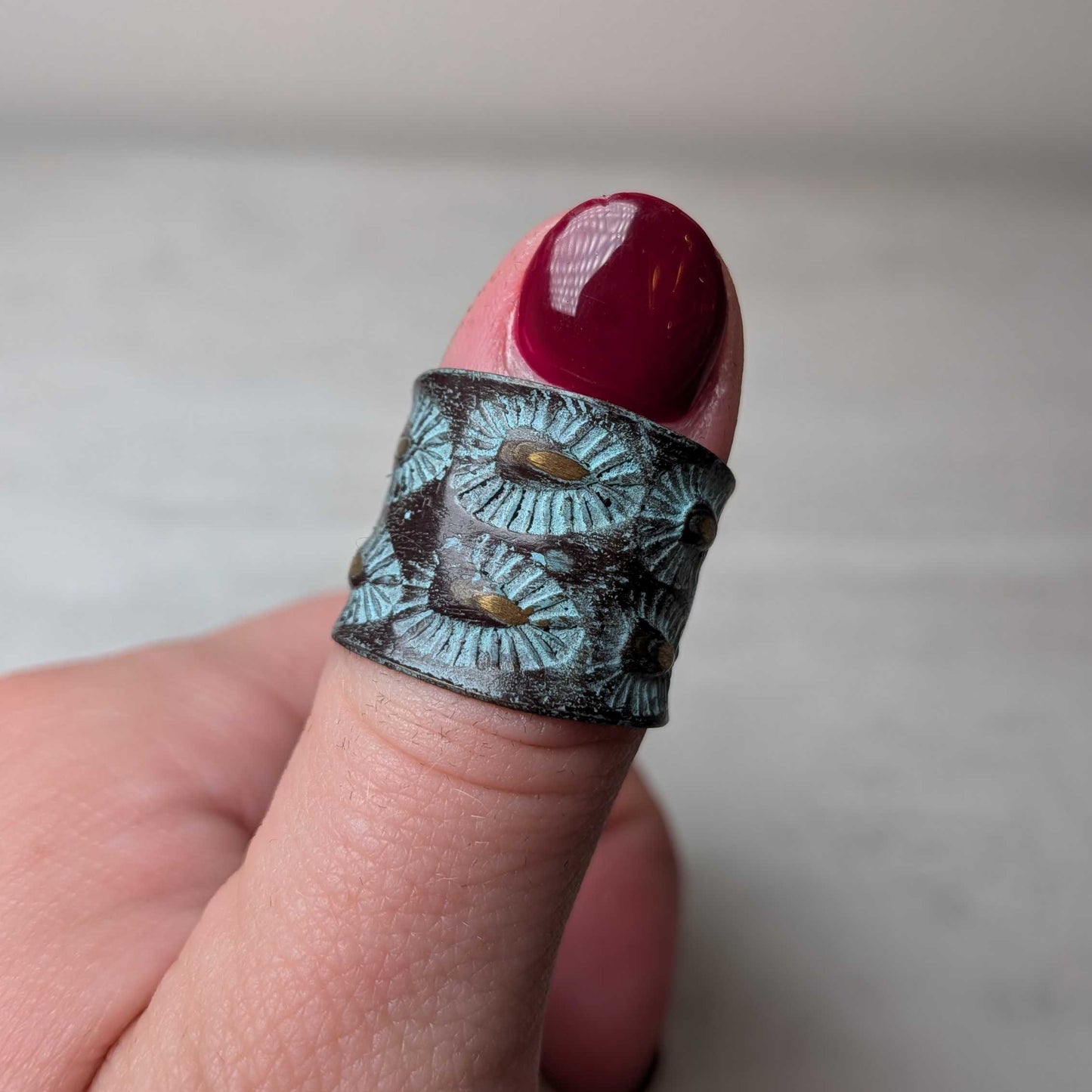 Brass Patina Rings