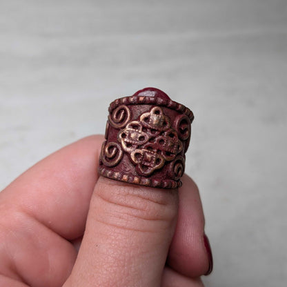 Vintage Copper Patina Rings