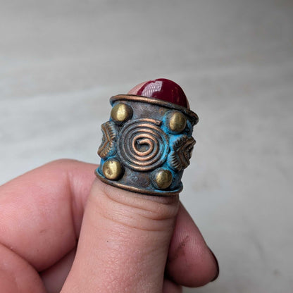 Vintage Copper Patina Rings