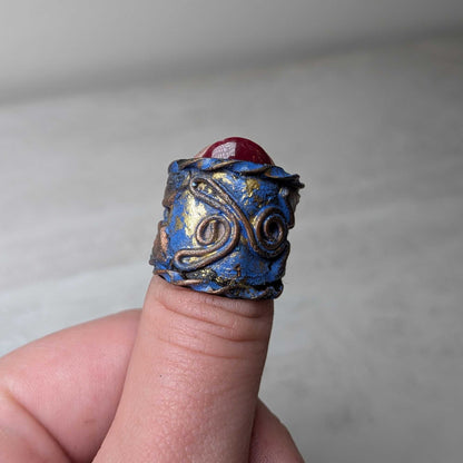 Vintage Copper Patina Rings