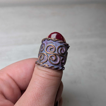 Vintage Copper Patina Rings