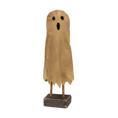Primitive Ghost on Wooden Base