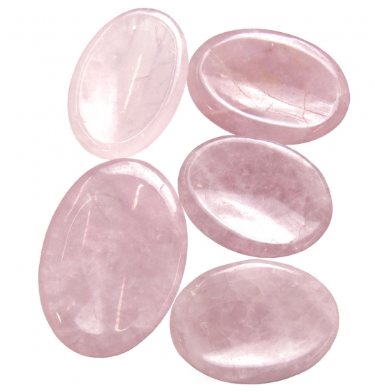 Rose Quartz Worry Stones