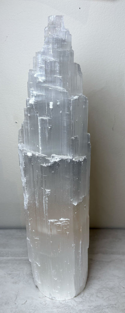 Selenite Skyscraper Lamp