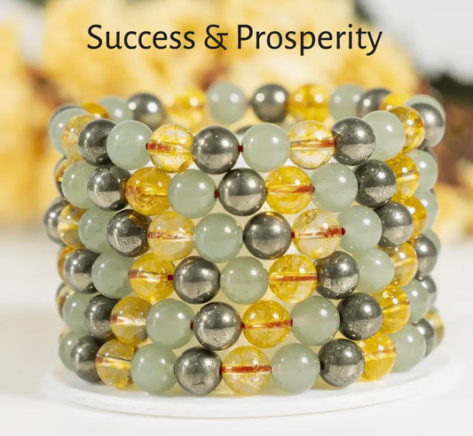 Crystal Healing Bracelets | Anxiety | Abundance | Joy | Fertility & More