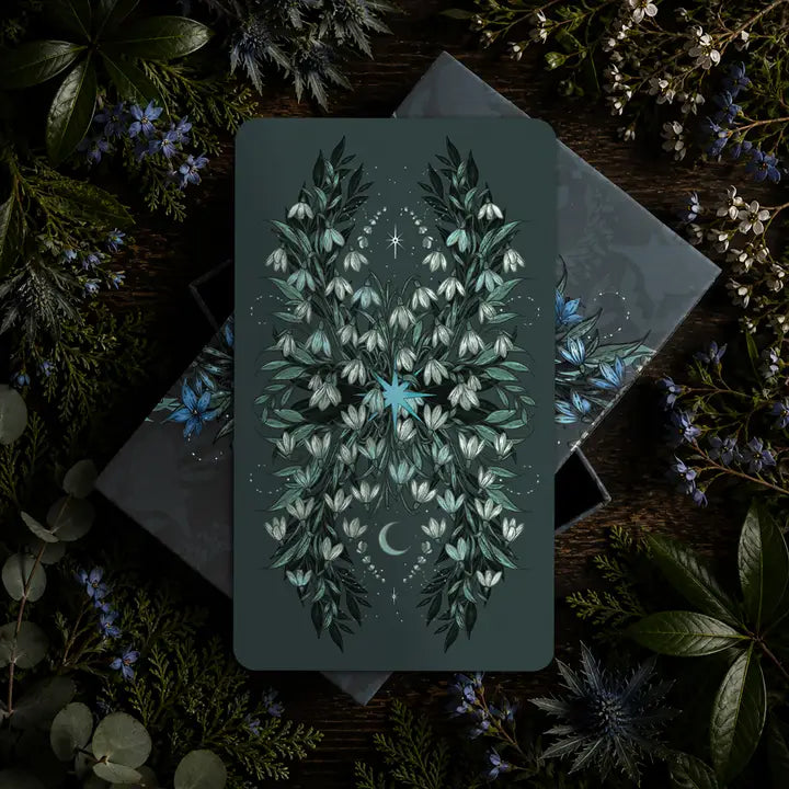 The Meraki Tarot Deck, 5th Edition, a boxed 78-card tarot deck, at Ordinary Magic in Savannah, GA.