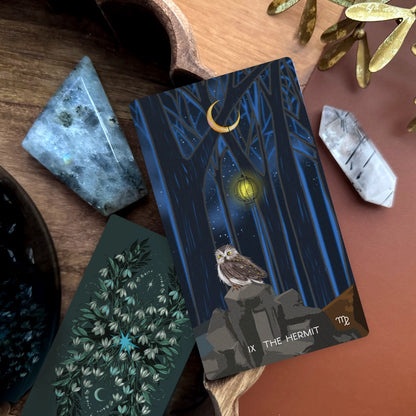 The Meraki Tarot Deck, 5th Edition, fifth view, at Ordinary Magic in Savannah, GA.