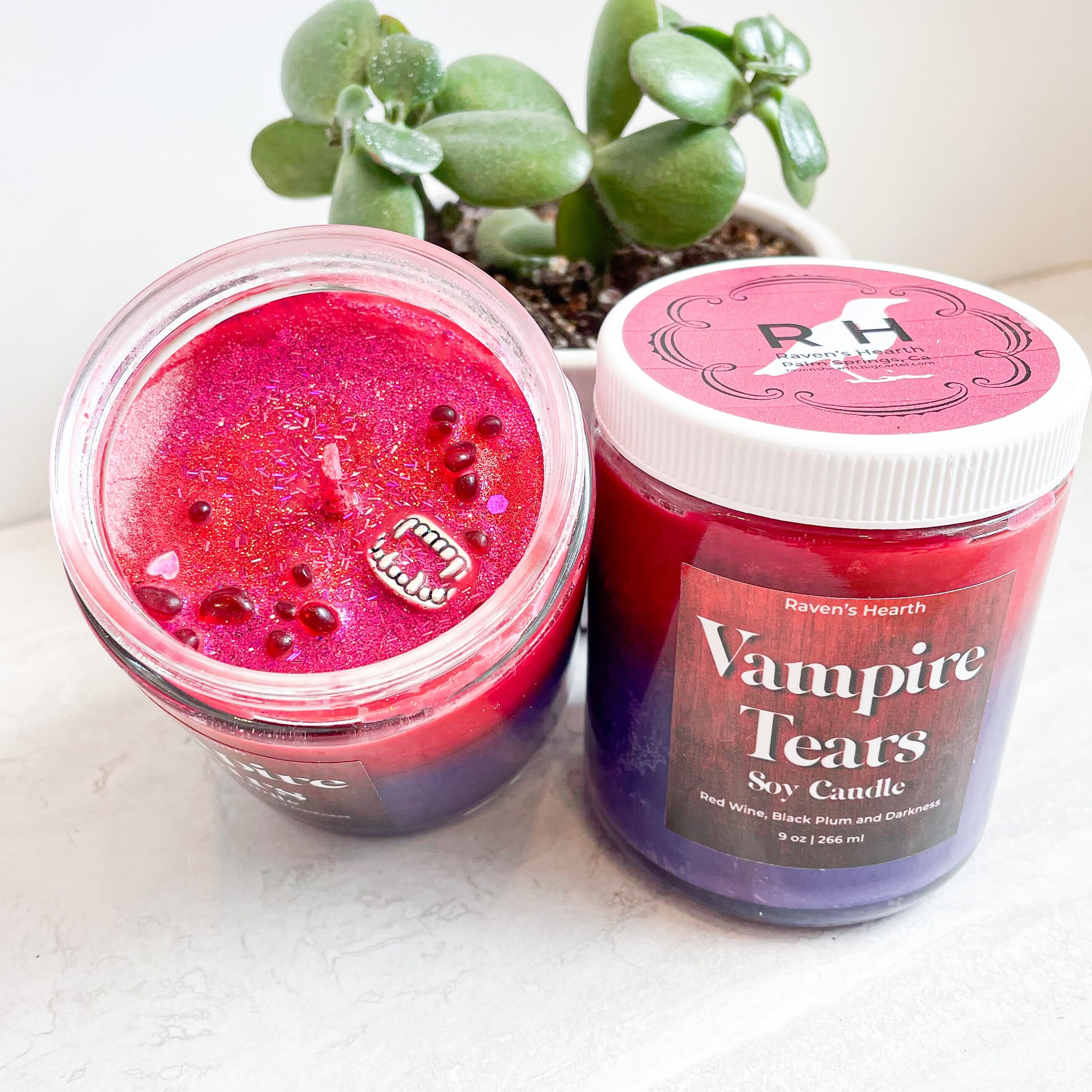 Vampire Tears Soy Candle - Vegan
