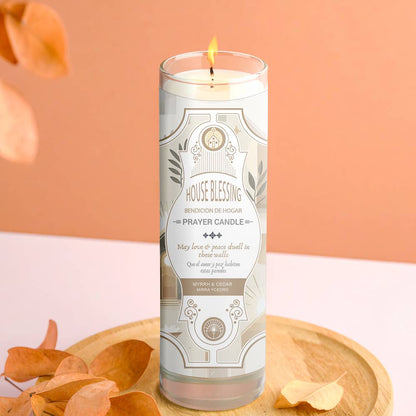 House Blessing Prayer Candle 8" (9.5 oz)