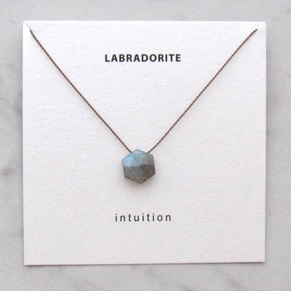 Polished Gemstone Minimalist Necklaces | Various Crystals