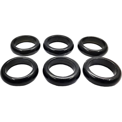 Black Obsidian Rings
