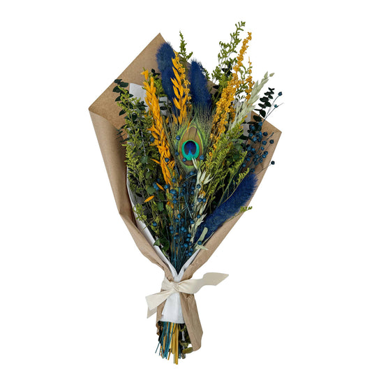 Peacock Floral Bouquet | Dried Flowers