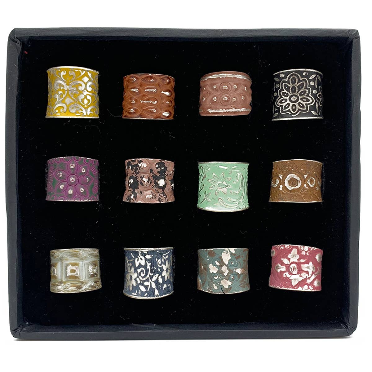 Silver Patina Rings