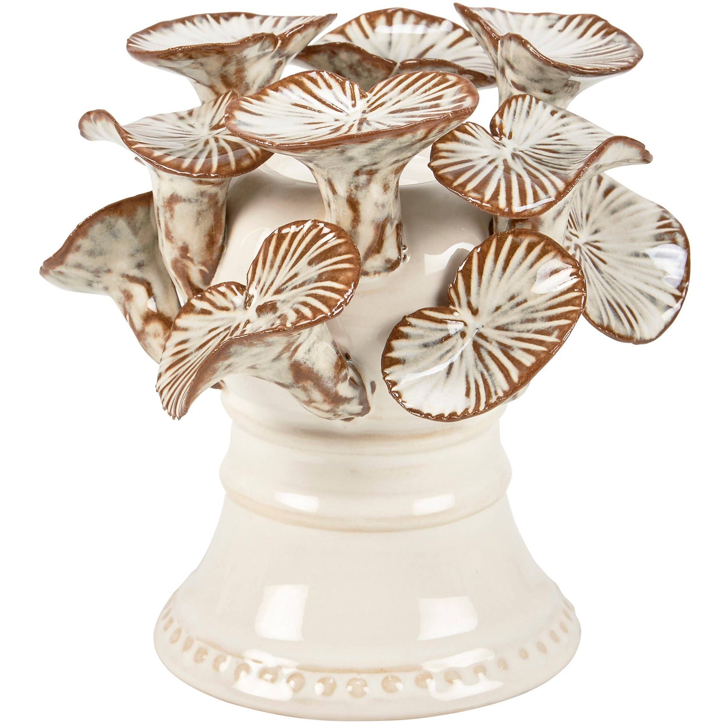 Trumpet Mushroom Tealight Holder – Woodland Ceramic Art