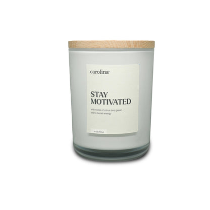 Stay Motivated - Bergamot & Green Tea Candle