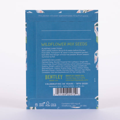 Peace Dove – Wildflower Mix Seed Packets (Blue Illustrated)